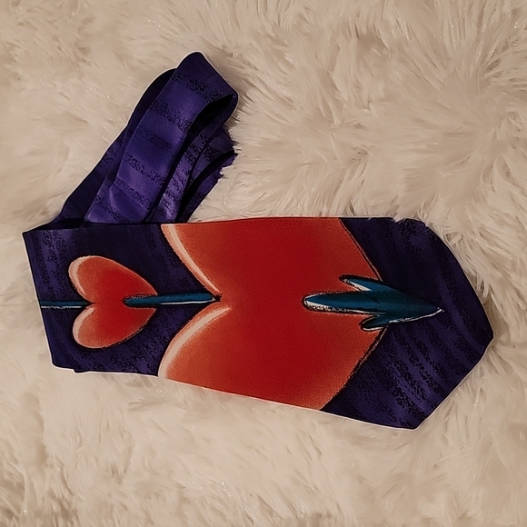 THE BEATLES 100% Silk tie "PS I love You" tie. - Picture 6 of 6